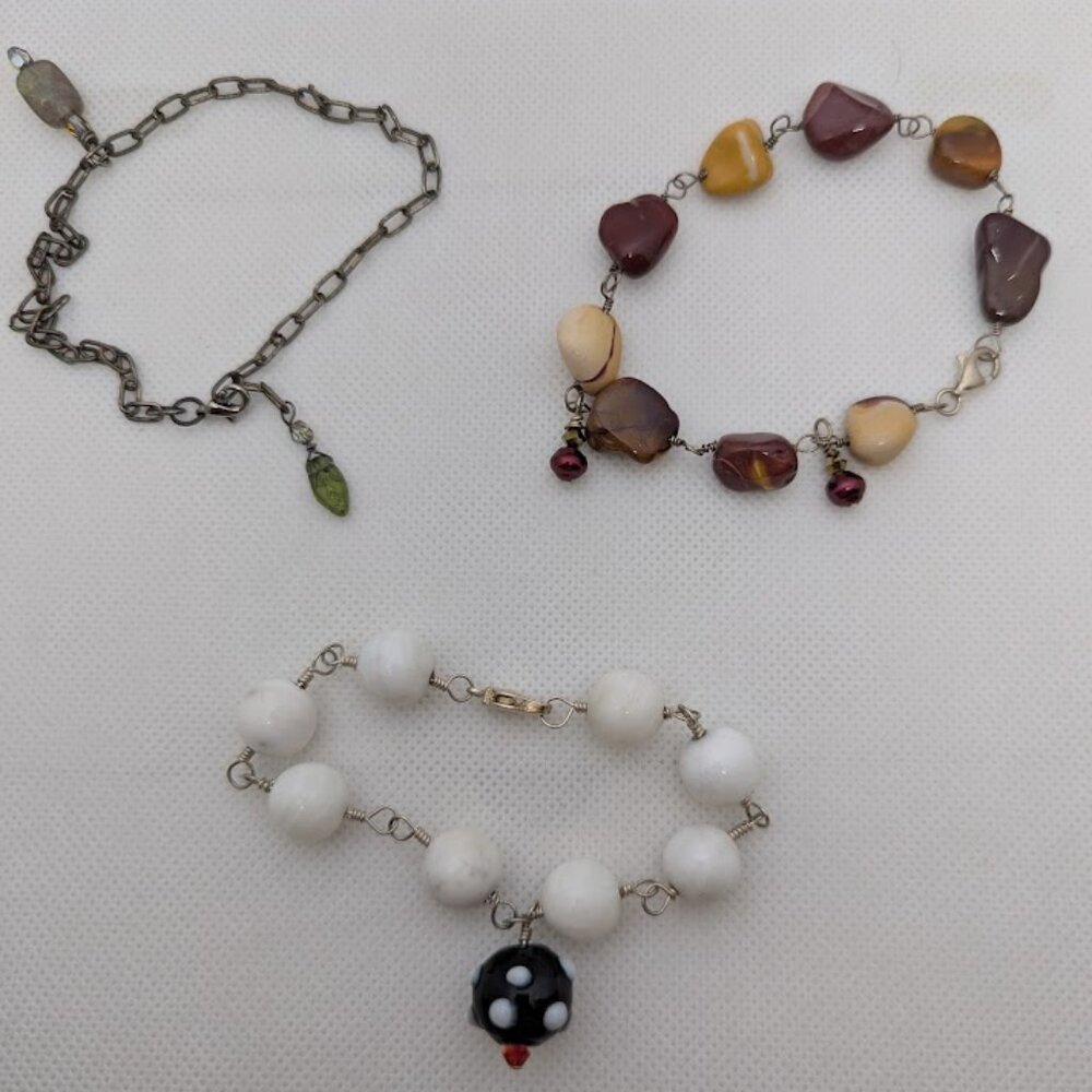 Set of 3 handmade bracelets
